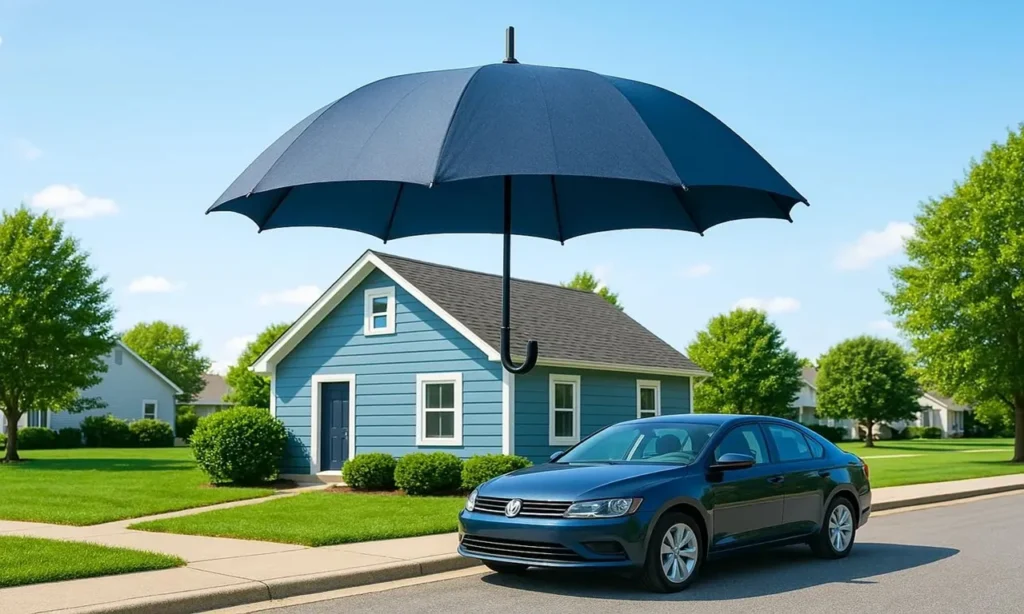 Personal umbrella insurance coverage protecting homeowners, families, savings, investments, and personal assets from large liability claims and costly lawsuits.
